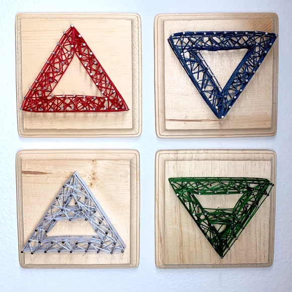 Other - Four Elements String Art Wall Decor
